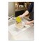 Scotch-Brite Dual Purpose Scour Pad, 5" x 5", Gray/Yellow, PK15 96HEX - alternate 9